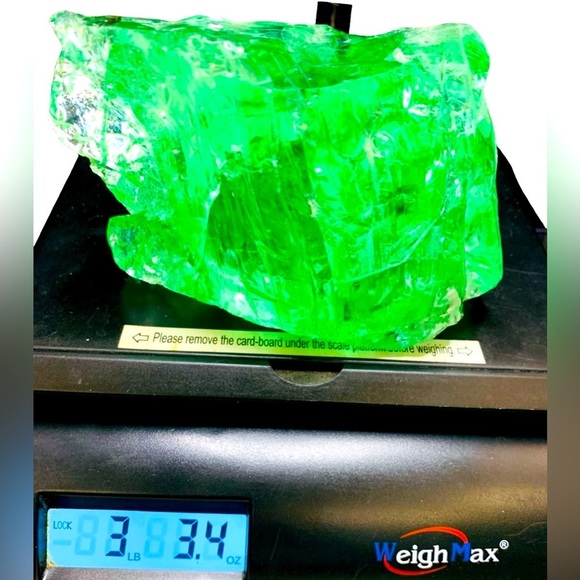 Unique,Whimsical, Decorative Fenton Art Glass Slag Rock - Picture 2 of 7